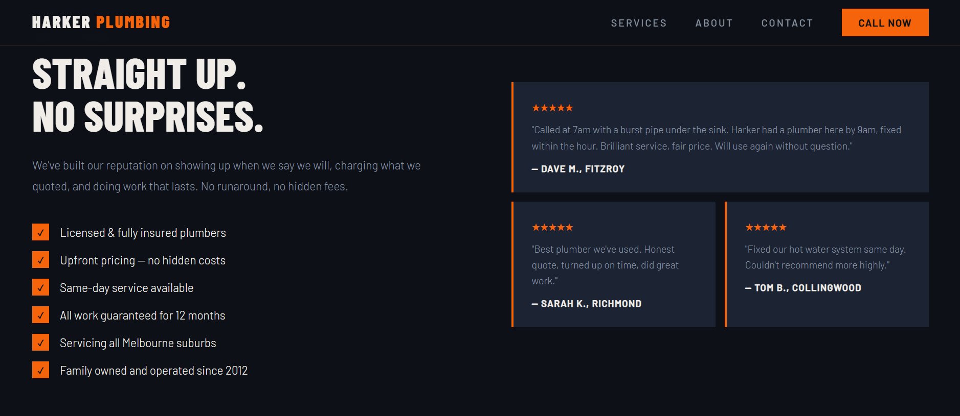 Trades website reviews